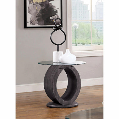  Furniture of America Lodia End Table CM4825GY-E-PK IMAGE 1