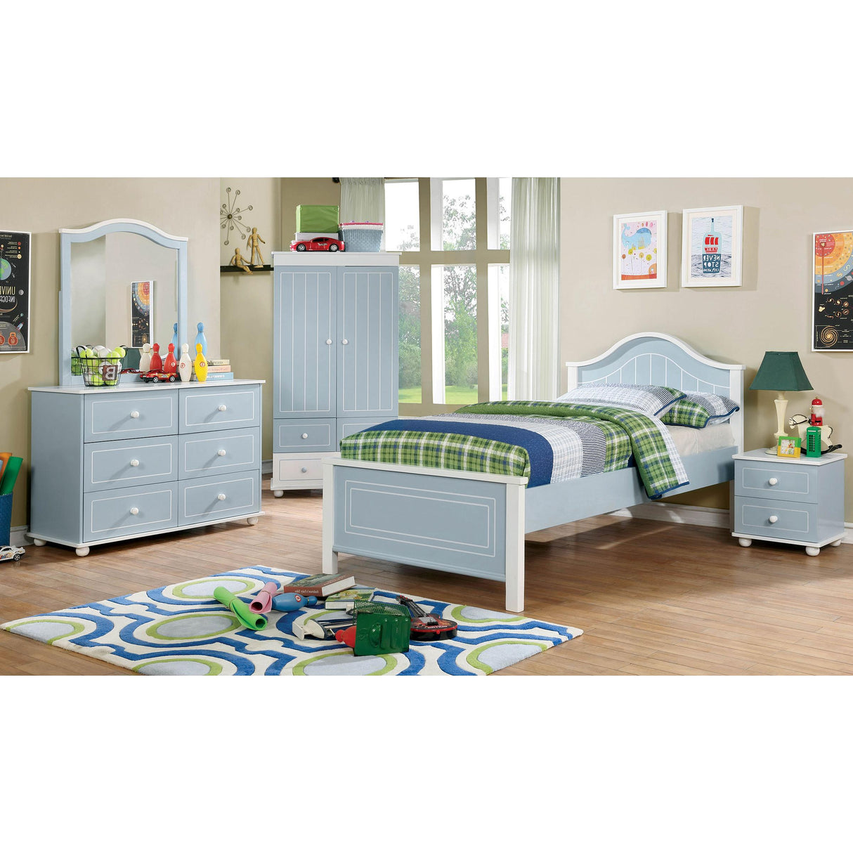  Furniture of America Deana 2-Drawer Kids Nightstand CM7851N IMAGE 4