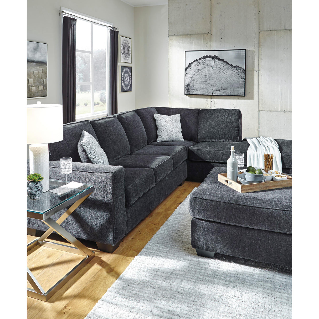  Signature Design by Ashley Altari Fabric Ottoman 8721308 IMAGE 6