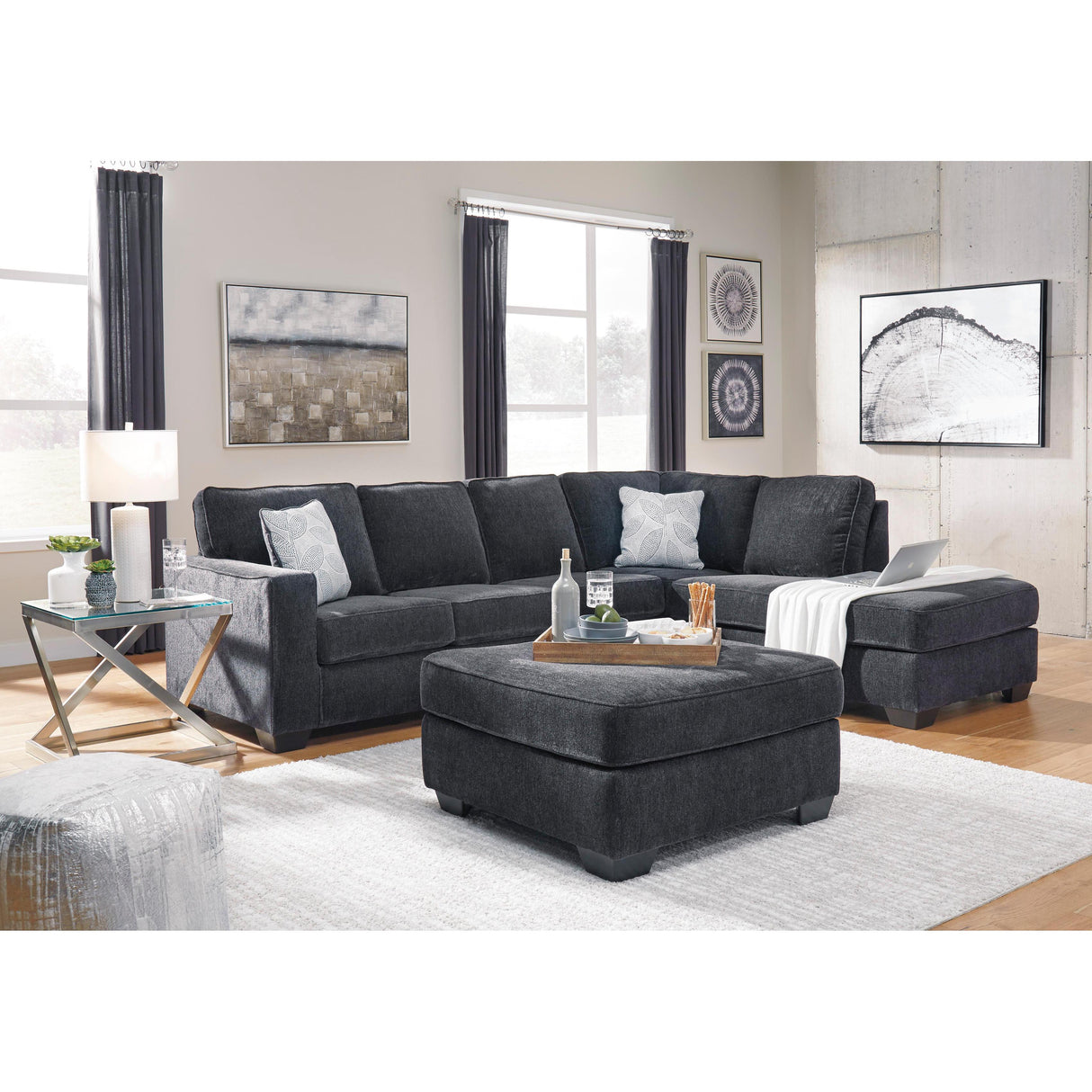  Signature Design by Ashley Altari Fabric Full Sleeper Sectional 8721310/8721317 IMAGE 6