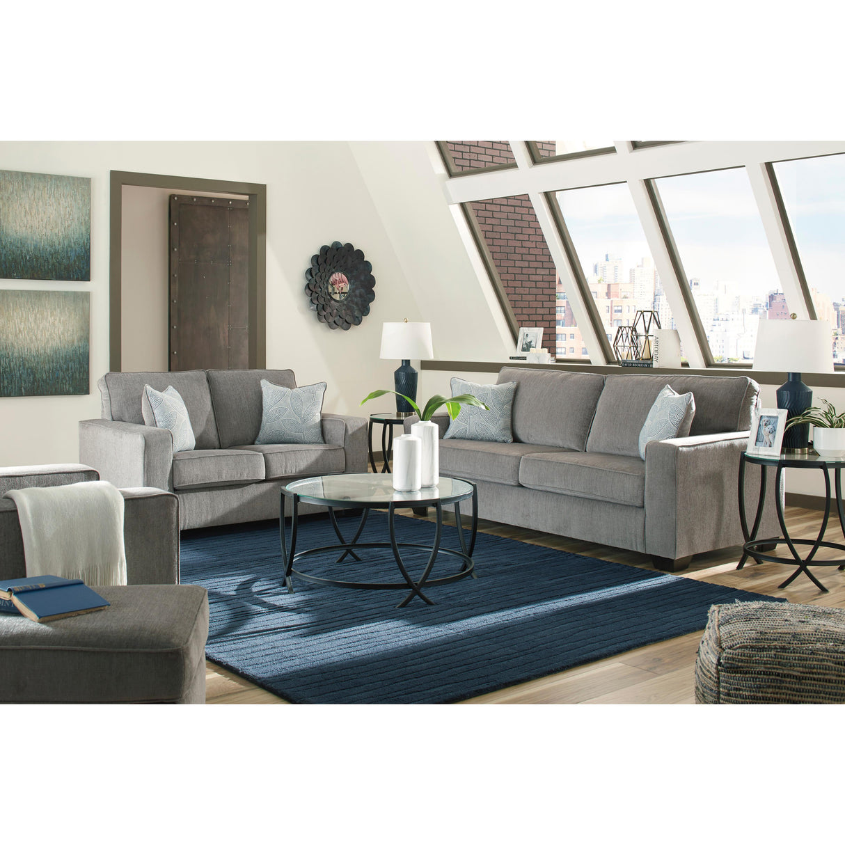  Signature Design by Ashley Altari Fabric Ottoman 8721414 IMAGE 6