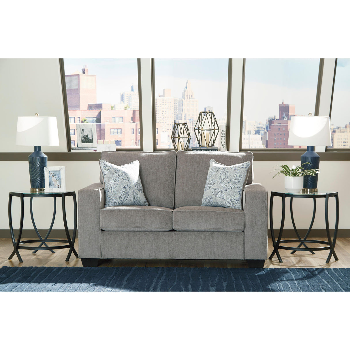  Signature Design by Ashley Altari Stationary Fabric Loveseat 8721435 IMAGE 5