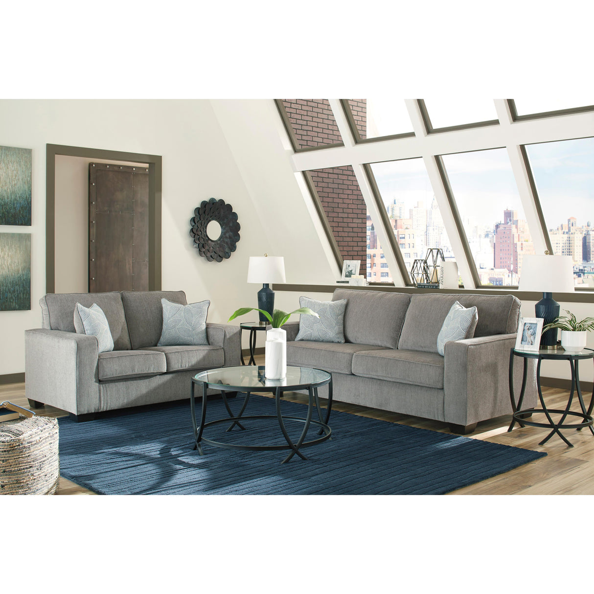  Signature Design by Ashley Altari Stationary Fabric Loveseat 8721435 IMAGE 9