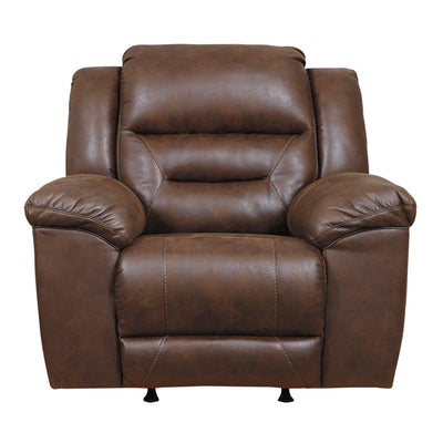  Signature Design by Ashley Stoneland Power Rocker Leather Look Recliner 3990498 IMAGE 1