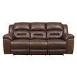  Signature Design by Ashley Stoneland Power Reclining Leather Look Sofa 3990487 IMAGE 1