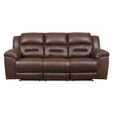  Signature Design by Ashley Stoneland Power Reclining Leather Look Sofa 3990487 IMAGE 1