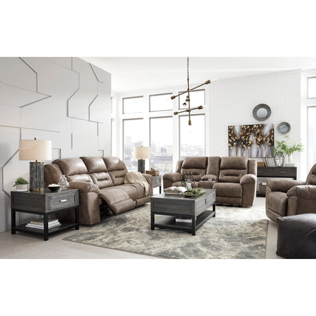  Signature Design by Ashley Stoneland Power Rocker Leather Look Recliner 3990598 IMAGE 8