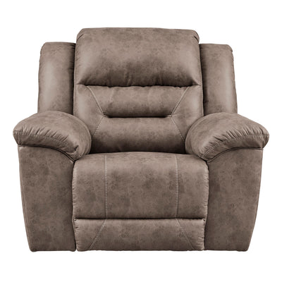  Signature Design by Ashley Stoneland Rocker Leather Look Recliner 3990525 IMAGE 1