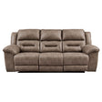  Signature Design by Ashley Stoneland Power Reclining Leather Look Sofa 3990587 IMAGE 1