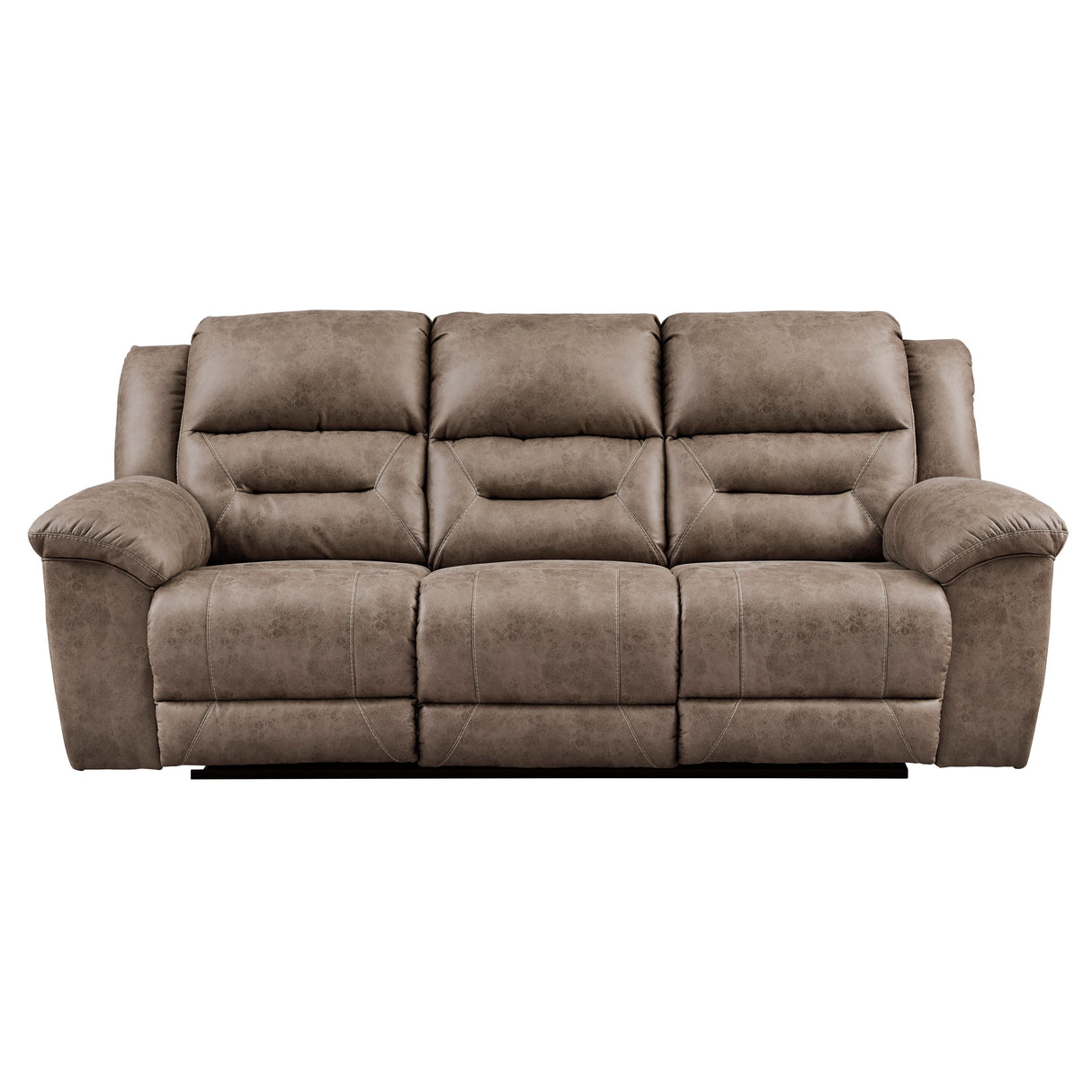  Signature Design by Ashley Stoneland Reclining Leather Look Sofa 3990588 IMAGE 1