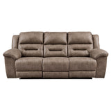  Signature Design by Ashley Stoneland Reclining Leather Look Sofa 3990588 IMAGE 1