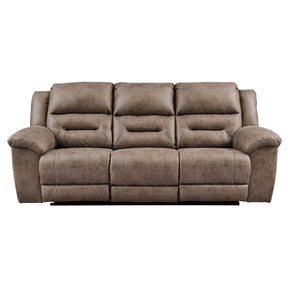  Signature Design by Ashley Stoneland Reclining Leather Look Sofa 3990588 IMAGE 1
