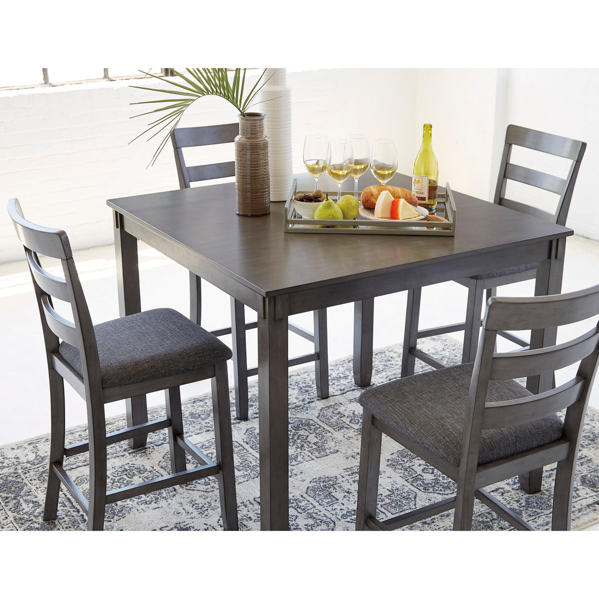  Signature Design by Ashley Bridson 5 pc Counter Height Dinette D383-223 IMAGE 6