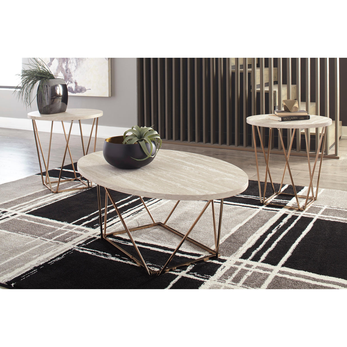  Signature Design by Ashley Tarica Occasional Table Set T385-13 IMAGE 5