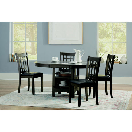  Coaster Furniture Lavon 108212 Wood Dining Side Chair - Medium Grey (Set of 2) IMAGE 9