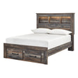  Signature Design by Ashley Drystan B211B21 Full Bookcase Bed with 2 Storage Drawers IMAGE 1