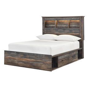  Signature Design by Ashley Drystan B211B44 Full Bookcase Bed with 2 Storage Drawers IMAGE 1