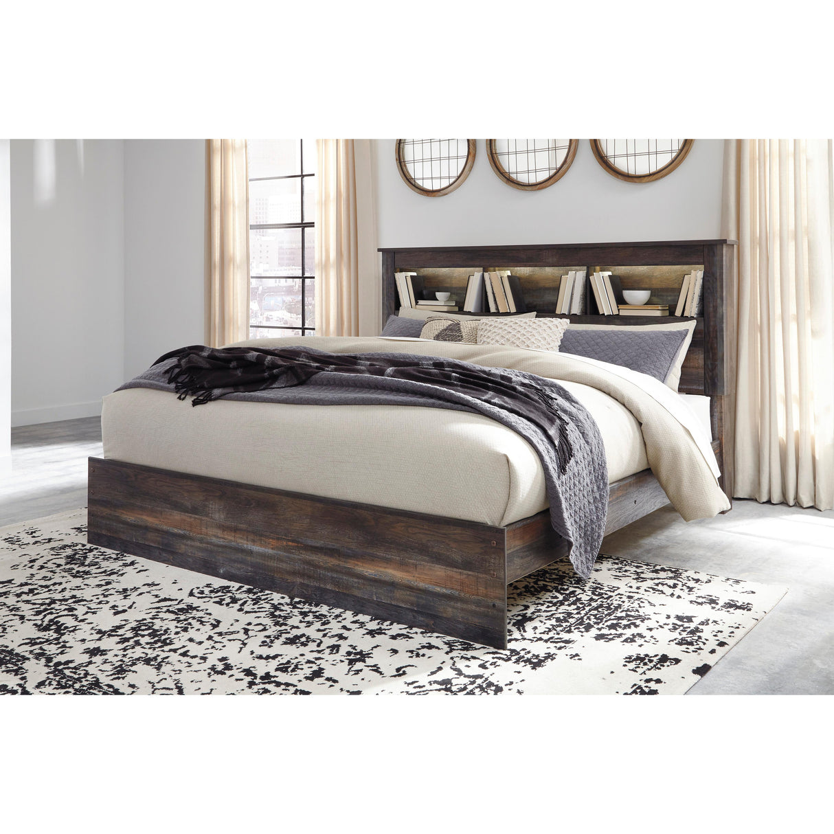  Signature Design by Ashley Drystan King Bookcase Bed B211-69/B211-56/B211-97 IMAGE 2