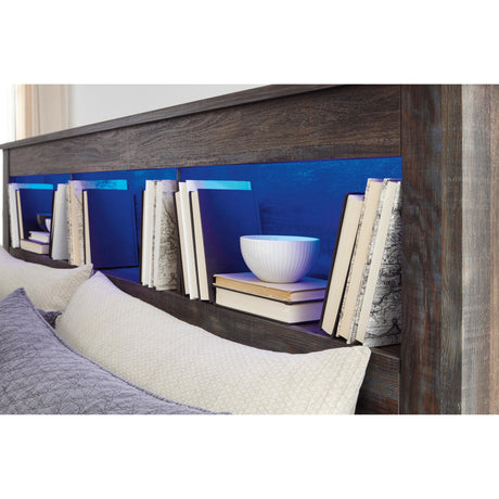  Signature Design by Ashley Drystan King Bookcase Bed with Storage B211-69/B211-56S/B211-97 IMAGE 3