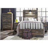  Signature Design by Ashley Drystan B211B8 Twin Panel Bed with 2 Storage Drawers IMAGE 6