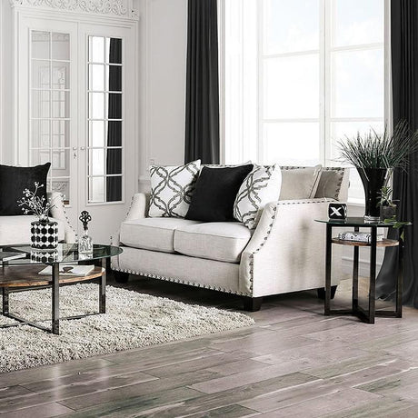  Furniture of America Phoibe Stationary Fabric Loveseat SM3078-LV IMAGE 2