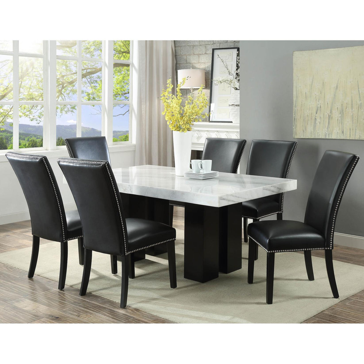  Steve Silver Furniture Camila Dining Chair CM420SKN IMAGE 3