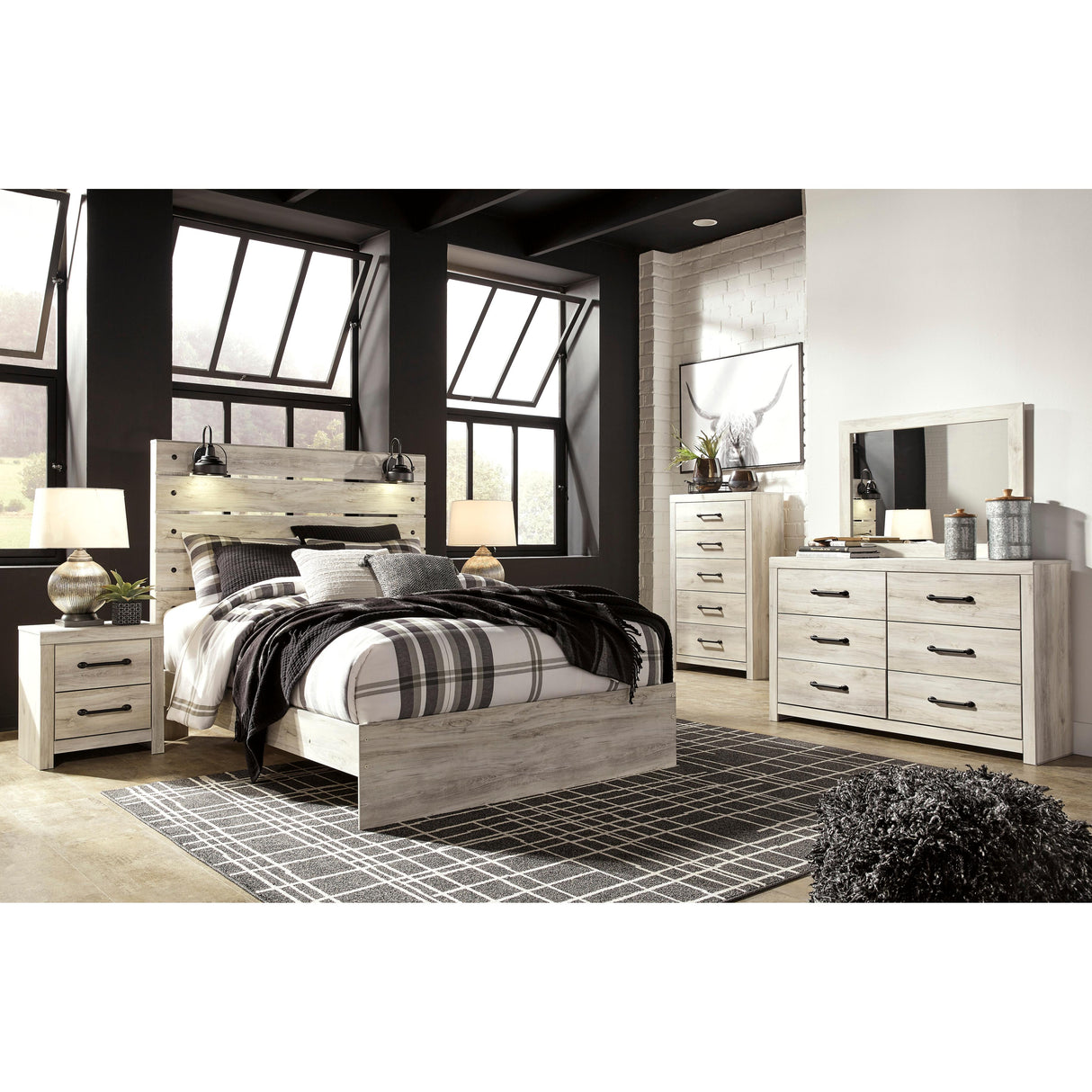  Signature Design by Ashley Cambeck Queen Panel Bed B192-57/B192-54/B192-96 IMAGE 7