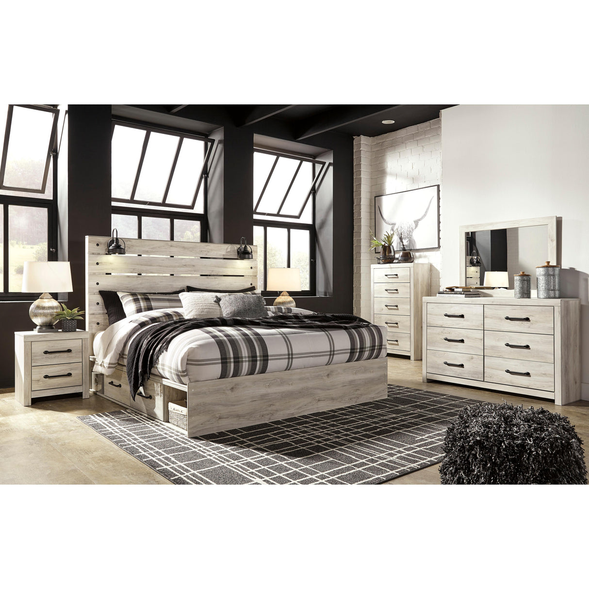  Signature Design by Ashley Cambeck King Panel Bed with Storage B192-58/B192-56/B192-160/B100-14 IMAGE 8