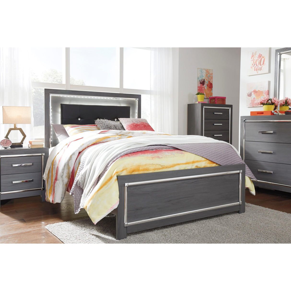  Signature Design by Ashley Lodanna B214B4 Full Panel Bed IMAGE 3