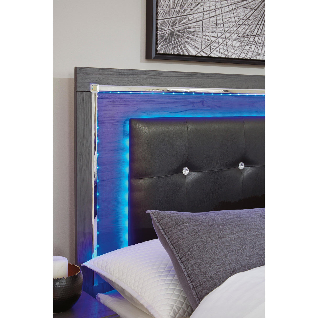  Signature Design by Ashley Lodanna B214B5 Full Panel Bed with 2 Storage Drawers IMAGE 3