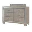  Elements International Platinum 6-Drawer Kids Dresser LT111DR IMAGE 1