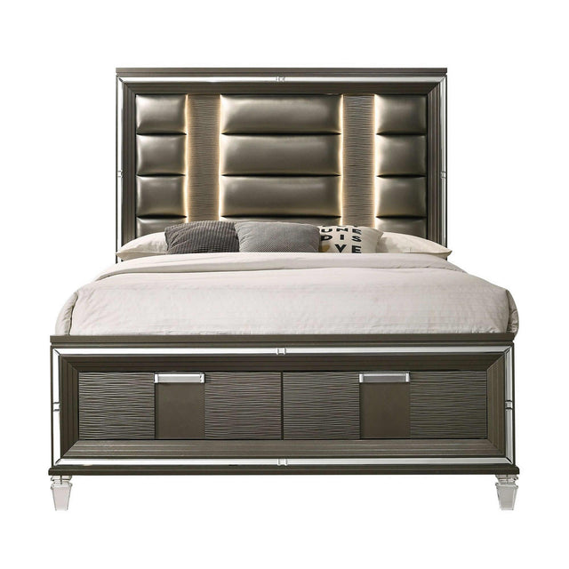  Elements International Twenty Nine Queen Platform Bed with Storage TN600QB IMAGE 1