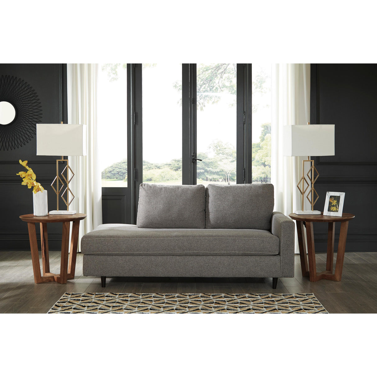  Ashley Lyman Fabric Chaise 9330317 IMAGE 5