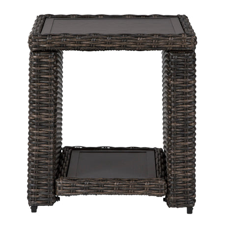  Signature Design by Ashley Grasson Lane P783-702 Square End Table IMAGE 2
