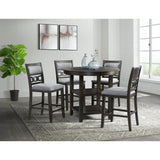  Elements International Amherst DAH550CT Counter Height Dining Table - Dark Brown IMAGE 2