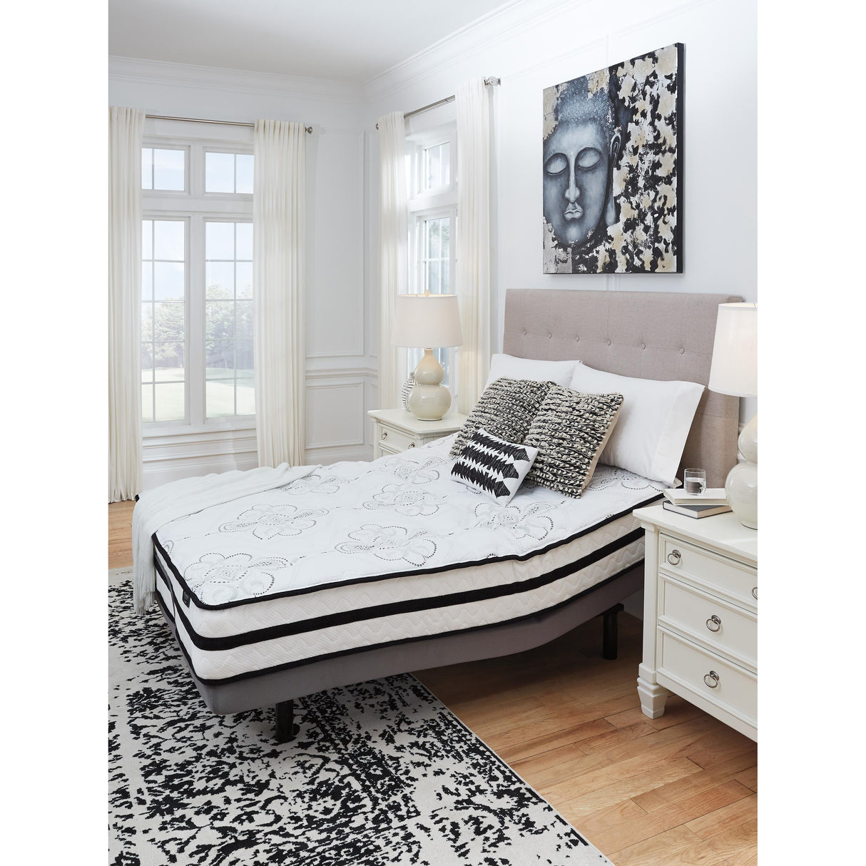  Sierra Sleep Chime 10 Inch Hybrid M69611 Twin Mattress IMAGE 10