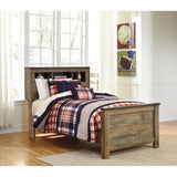  Signature Design by Ashley Trinell B446B21 Twin Bookcase Bed IMAGE 2