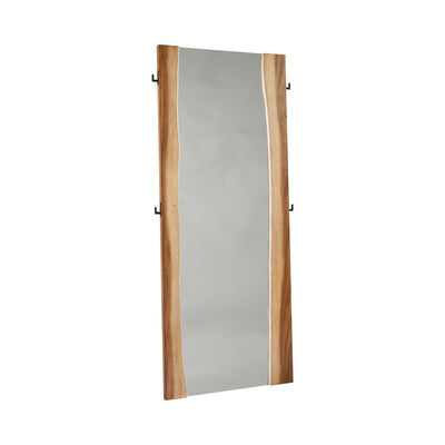 Coaster Furniture Winslow 223256 31 x 76 Inch Standing Floor Mirror - Smokey Walnut IMAGE 1