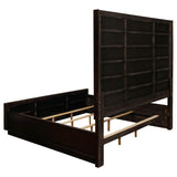  Coaster Furniture Durango 223261KE 77-inch Eastern King Panel Bed - Smoked Peppercorn IMAGE 3