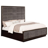  Coaster Furniture Durango 223261KW 77-inch California King Panel Bed - Smoked Peppercorn IMAGE 2