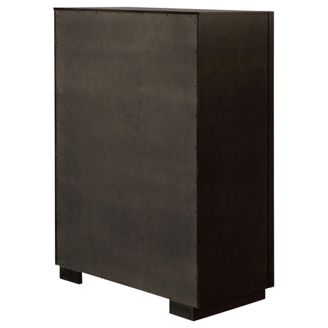  Coaster Furniture Durango 223265 5-Drawer Bedroom Chest - Smoked Peppercorn IMAGE 7