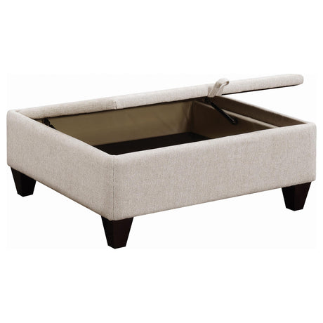  Coaster Furniture Mcloughlin 501840 Upholstered Sloped Arm Sectional Sofa - Platinum IMAGE 8