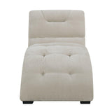  Elements International Dominick UDK1745110E Chaise - Amigo Linen IMAGE 2