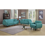  Elements International Hadley UHD087100 Chair - Heirloom Teal IMAGE 2