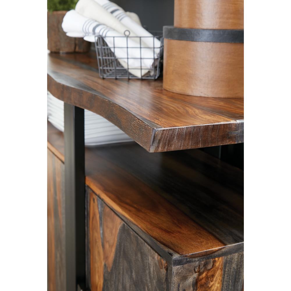  Coaster Furniture Ditman 110185 4-door Solid Wood Sideboard Buffet - Grey Sheesham IMAGE 11