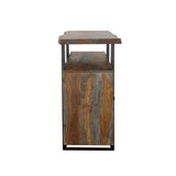  Coaster Furniture Ditman 110185 4-door Solid Wood Sideboard Buffet - Grey Sheesham IMAGE 5