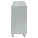  Coaster Furniture Gunnison 223213 6-Drawer Dresser - Silver Metallic IMAGE 8