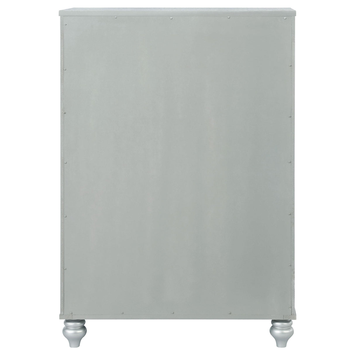  Coaster Furniture Gunnison 223215 5-Drawer Bedroom Chest - Silver Metallic IMAGE 6