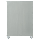  Coaster Furniture Gunnison 223215 5-Drawer Bedroom Chest - Silver Metallic IMAGE 6