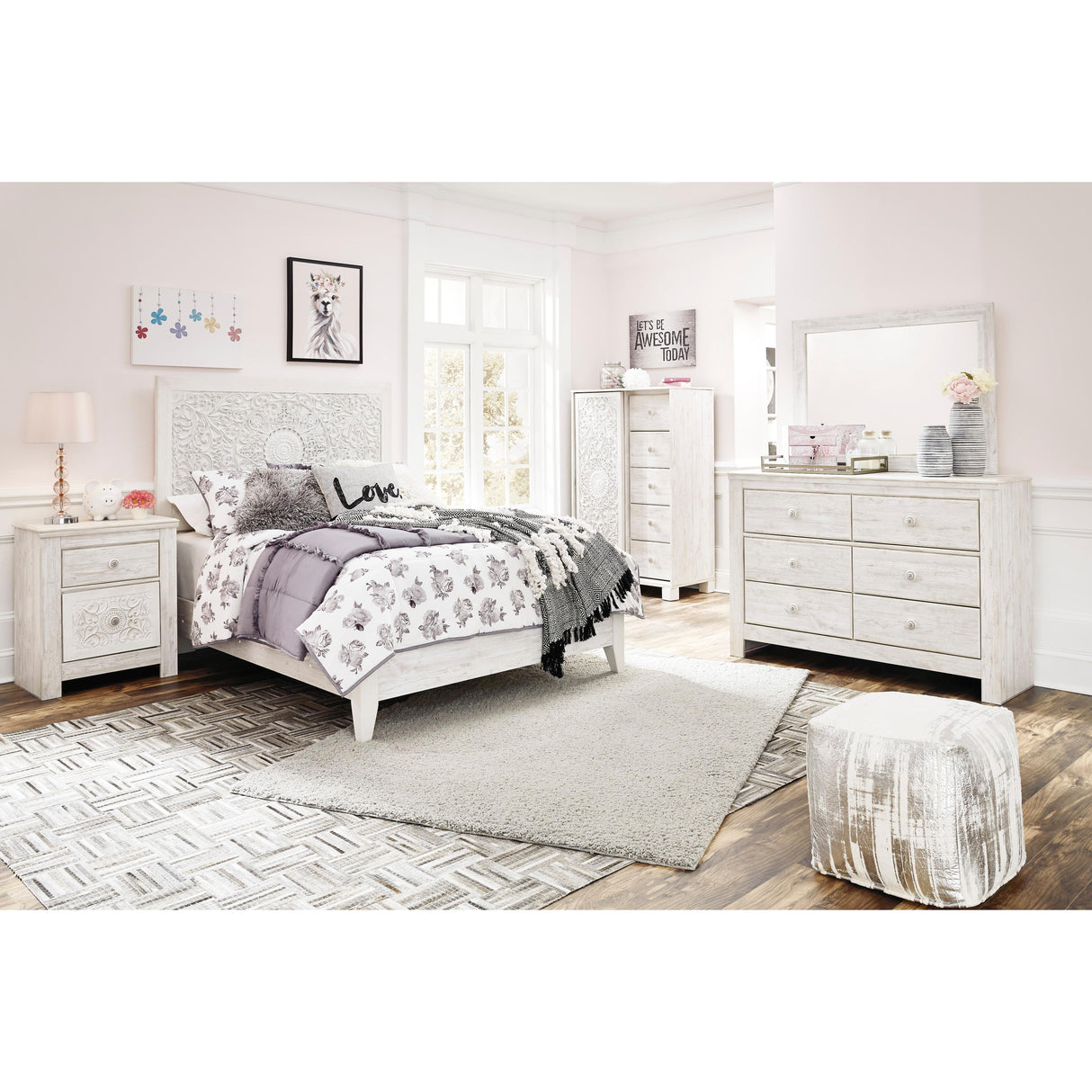  Signature Design by Ashley Paxberry B181-92 Two Drawer Night Stand IMAGE 13